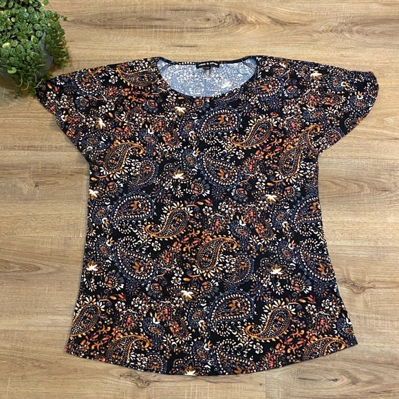 Cable & gauge t-shirt with buttons on the sleeves - Picture 1 of 7